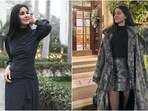 Katrina Kaif and Ananya Panday look chic in black in two gorgeous fits. 