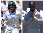 Kohli's gesture when Maharaj walked out to bat in IND vs SA 2nd Test Kohli's gesture when Maharaj walked out to bat in IND vs SA 2nd Test