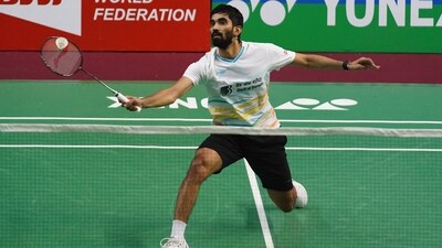 The former world No. 1 will face Hong Kong's NG Ka Long Angus next. (Deepak Gupta/Hindustan Times)