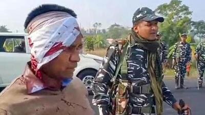 A team from the Enforcement Directorate was attacked by locals after they raided a TMC leader’s in home in West Bengal last week. (PTI) A team from the Enforcement Directorate was attacked by locals after they raided a TMC leader’s in home in West Bengal last week. (PTI)