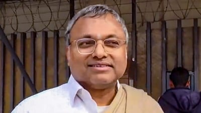 Congress MP Karti Chidambaram (PTI) Congress MP Karti Chidambaram (PTI)