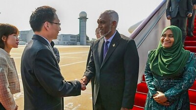 Three deputy ministers made disparaging comments against Prime Minister Narendra Modi regarding his post on 'X' after his visit to Lakshadweep, suggesting that it was an effort to promote the Union Territory as a competing tourist destination to the Maldives. (PTI) Three deputy ministers made disparaging comments against Prime Minister Narendra Modi regarding his post on 'X' after his visit to Lakshadweep, suggesting that it was an effort to promote the Union Territory as a competing tourist destination to the Maldives. (PTI)