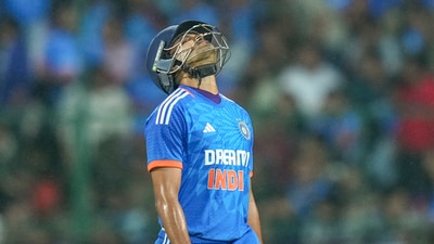 Indian batter Shreyas Iyer (PTI) Indian batter Shreyas Iyer (PTI)