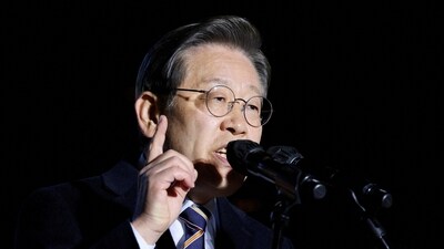 Lee Jae-myung, the presidential candidate of South Korea's ruling Democratic Party. (Reuters/File)