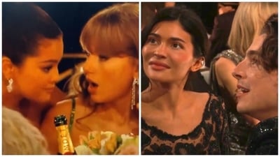 Selena Gomez was not gossiping about Timothée Chalamet and Kylie Jenner at Golden Globe Awards 2024, source says. Selena Gomez was not gossiping about Timothée Chalamet and Kylie Jenner at Golden Globe Awards 2024, source says.