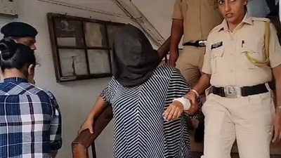 Suchana Seth, CEO of Bengaluru-based The Mindful AI Lab, who is accused of killing her son, being brought to Mapusa Court in North Goa, (PTI) Suchana Seth, CEO of Bengaluru-based The Mindful AI Lab, who is accused of killing her son, being brought to Mapusa Court in North Goa, (PTI)