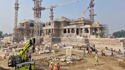 The Pran Pratishtha (consecration) ceremony of Ram Lalla at Ram temple in Ayodhya will take place on Jan 22. (HT_PRINT) The Pran Pratishtha (consecration) ceremony of Ram Lalla at Ram temple in Ayodhya will take place on Jan 22. (HT_PRINT)