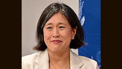 US Trade Representative Katherine Tai’s three-day India visit is starting January 12. (AFP) US Trade Representative Katherine Tai’s three-day India visit is starting January 12. (AFP)