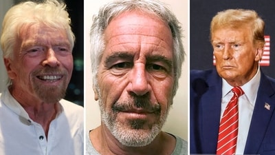 An accuser once claimed she had copies of tapes made by Jeffrey Epstein of his high-profile friends, including Donald Trump and British business magnate Richard Branson (REUTERS/Shannon Stapleton, New York State Sex Offender Registry via AP, File, TANNEN MAURY / AFP) An accuser once claimed she had copies of tapes made by Jeffrey Epstein of his high-profile friends, including Donald Trump and British business magnate Richard Branson (REUTERS/Shannon Stapleton, New York State Sex Offender Registry via AP, File, TANNEN MAURY / AFP)