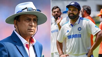 Sunil Gavaskar used India captain Rohit Sharma's comments about pitches to taunt England (Getty-PTI) Sunil Gavaskar used India captain Rohit Sharma's comments about pitches to taunt England (Getty-PTI)