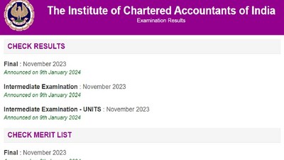 CA Inter, Final Nov 2023 results out on icai.nic.in; link here CA Inter, Final Nov 2023 results out on icai.nic.in; link here