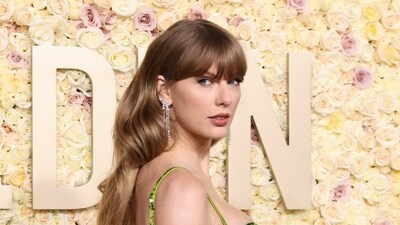 Taylor Swift at the 81st Golden Globe Awards. Taylor Swift at the 81st Golden Globe Awards.