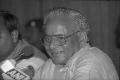 UP Chief minister Kalyan Singh in a picture dated 16 November 1997. (HT Photo by S Burmaula) UP Chief minister Kalyan Singh in a picture dated 16 November 1997. (HT Photo by S Burmaula)