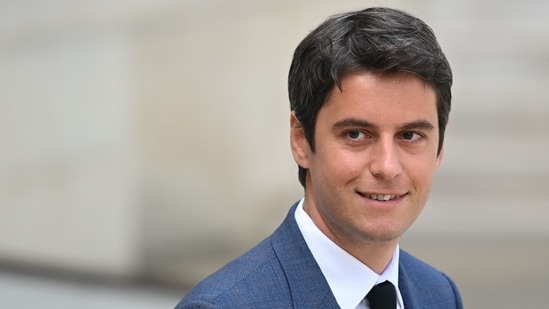 Gabriel Attal new France PM: Gabriel Attal leaves after a weekly cabinet meeting at the Elysee Palace in Paris. (AFP)