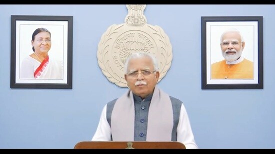 Haryana chief minister Manohar Lal Khattar (File)