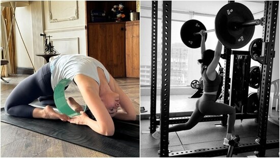 Alia Bhatt and Samantha Ruth Prabhu's workout routines. (Instagram)