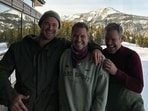 Chris Hemsworth and Matt Damon on an adventurous ski trip