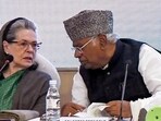 Congress chief Mallikarjun Kharge and Sonia Gandhi. (ANI) Congress chief Mallikarjun Kharge and Sonia Gandhi. (ANI)