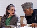 Congress chief Mallikarjun Kharge and Sonia Gandhi. Congress chief Mallikarjun Kharge and Sonia Gandhi.