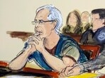 FILE - In this courtroom artist's sketch, Jeffrey Epstein listens during a bail hearing in federal court in New York on July 15, 2019. (Elizabeth Williams via AP, File) FILE - In this courtroom artist's sketch, Jeffrey Epstein listens during a bail hearing in federal court in New York on July 15, 2019. (Elizabeth Williams via AP, File)