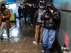 People walk in a street of the Queens borough of New York city on January 9, 2024, as a major storm system was battering parts of the United States (Photo by Charly TRIBALLEAU / AFP) People walk in a street of the Queens borough of New York city on January 9, 2024, as a major storm system was battering parts of the United States (Photo by Charly TRIBALLEAU / AFP)