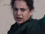 Kangana Ranaut faces backlash as a clip of her aerial stunts in Tejas grabs attention. Kangana Ranaut faces backlash as a clip of her aerial stunts in Tejas grabs attention.