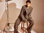 Vijay Varma in a checkered print oversized suit set(Photo: Instagram)
