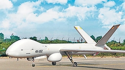 Navy gets its first India-made medium-altitude, long-endurance drone Navy gets its first India-made medium-altitude, long-endurance drone