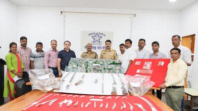 Raigad police nab 24-year-old man with weapons cache Raigad police nab 24-year-old man with weapons cache