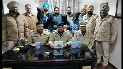 A day after unidentified armed assailants looted car from a businessman in Jalandhar’s Adampur area, the district police on Wednesday arrested four highway robbers.
