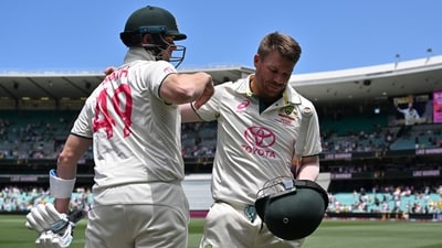 Australia's Steve Smith (L) will open in the West Indies Test series (AFP) Australia's Steve Smith (L) will open in the West Indies Test series (AFP)