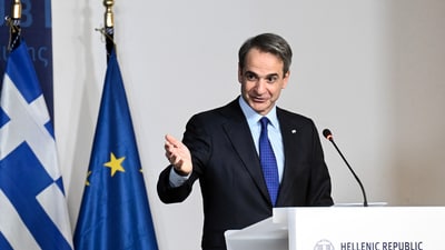 Greek Prime Minister Kyriakos Mitsotakis. (AFP) Greek Prime Minister Kyriakos Mitsotakis. (AFP)
