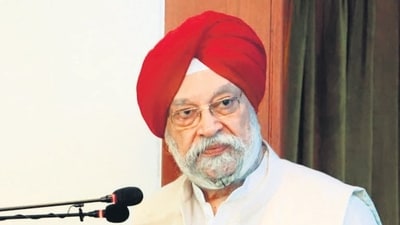 Union minister of housing and urban affairs Hardeep Singh Puri. Union minister of housing and urban affairs Hardeep Singh Puri.