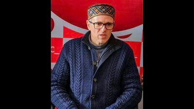 Jammu and Kashmir and National Conference vice-president Omar Abdullah addresses a press conference in Srinagar on Wednesday. (PTI) Jammu and Kashmir and National Conference vice-president Omar Abdullah addresses a press conference in Srinagar on Wednesday. (PTI)