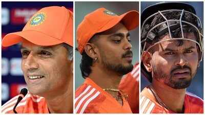 Dravid has revealed why Kishan and Iyer were not named in India’s T20I squad (AFP-PTI) Dravid has revealed why Kishan and Iyer were not named in India’s T20I squad (AFP-PTI)