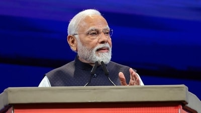 Prime Minister Narendra Modi during the Vibrant Gujarat Global Summit 2024, in Gandhinagar (ANI) Prime Minister Narendra Modi during the Vibrant Gujarat Global Summit 2024, in Gandhinagar (ANI)