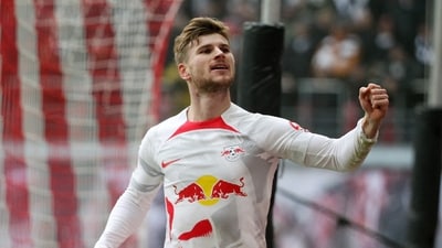 RB Leipzig's Timo Werner celebrates (File) (REUTERS)