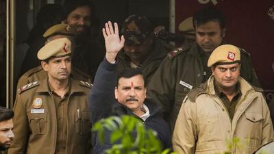 Singh, who is currently under judicial custody, had filed a nomination form for one of the three seats in Rajya Sabha. (PTI photo) Singh, who is currently under judicial custody, had filed a nomination form for one of the three seats in Rajya Sabha. (PTI photo)