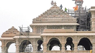 The seven-day consecration ceremony at the Ram Temple will begin on January 16. (AFP)