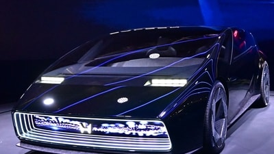 Japanese automaker Honda unveils its electric vehicle concept Saloon during the Consumer Electronics Show (CES) in Las Vegas, Nevada on January 9, 2024. (Photo by Frederic J. Brown / AFP) Japanese automaker Honda unveils its electric vehicle concept Saloon during the Consumer Electronics Show (CES) in Las Vegas, Nevada on January 9, 2024. (Photo by Frederic J. Brown / AFP)