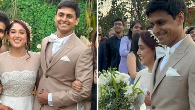 Ira Khan and Nupur Shikhare tied the knot in Udaipur. Ira Khan and Nupur Shikhare tied the knot in Udaipur.