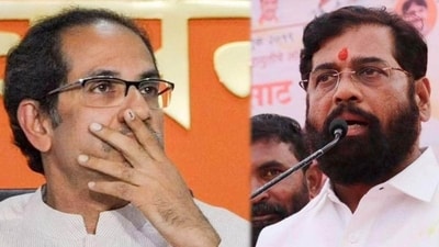 Uddhav Thackeray (left) and Eknath Shinde (HT File) Uddhav Thackeray (left) and Eknath Shinde (HT File)
