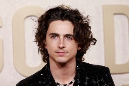 US-French actor Timothee Chalamet at the 81st annual Golden Globe Awards 2024 (AFP) US-French actor Timothee Chalamet at the 81st annual Golden Globe Awards 2024 (AFP)
