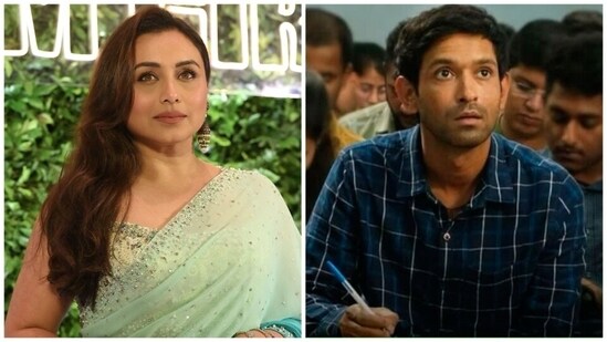 Twitter roasts Rani Mukerji's 'Indian cinema is best in the world' claim amid positive response to Vikrant Massey's 12th Fail.