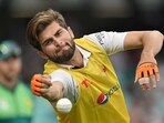 Pakistan's paceman Shaheen Afridi catches the ball during a training session on the sidelines of the third cricket Test match between Australia and Pakistan Pakistan's paceman Shaheen Afridi catches the ball during a training session on the sidelines of the third cricket Test match between Australia and Pakistan