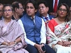 Family members of Bangladesh's Prime Minister Sheikh Hasina, (L-R) sister Sheikh Rehana, nephew and Rehana's son Radwan Mujib and daughter Saima Wazed Family members of Bangladesh's Prime Minister Sheikh Hasina, (L-R) sister Sheikh Rehana, nephew and Rehana's son Radwan Mujib and daughter Saima Wazed