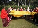 Prime Minister Narendra Modi presents chadar to a delegation of the Muslim community in presence of Union Minister of Minority Affairs Smriti Irani and the president of the Bharatiya Janata Party's (BJP) minority morcha Jamal Siddiqui. (Twitter/NarendraModi) Prime Minister Narendra Modi presents chadar to a delegation of the Muslim community in presence of Union Minister of Minority Affairs Smriti Irani and the president of the Bharatiya Janata Party's (BJP) minority morcha Jamal Siddiqui. (Twitter/NarendraModi)