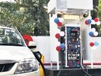Global EV sales rise by 31 percent (Photo by Bachchan Kumar/ HT PHOTO) (HT PHOTO)