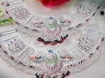 These silver anklets is an offering to Saa Mita from The Agra Sarafa Association. 