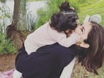 Virat Kohli and Anushka Sharma with their daughter Vamika during a holiday. (File Photo) Virat Kohli and Anushka Sharma with their daughter Vamika during a holiday. (File Photo)